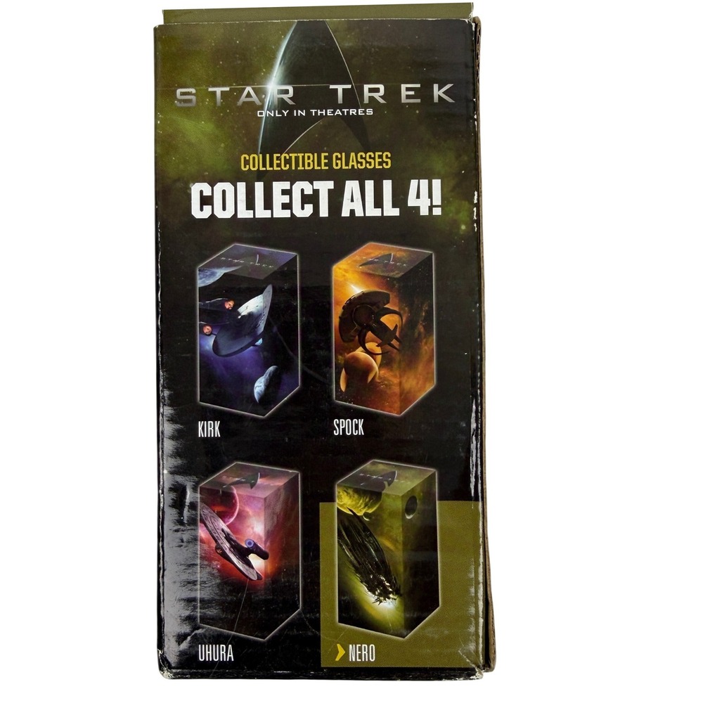 Star Trek 2009 Movie Collectible Glass Nero Romulan Narada Ship with Box 2008‎